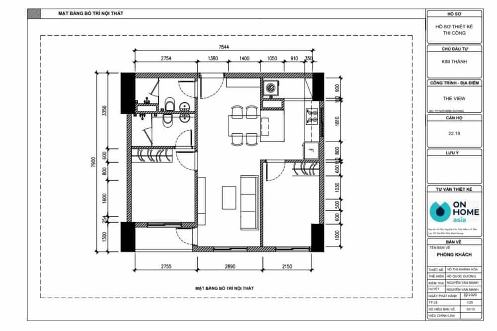 Hồ sơ thiết kế nội thất nhà phố