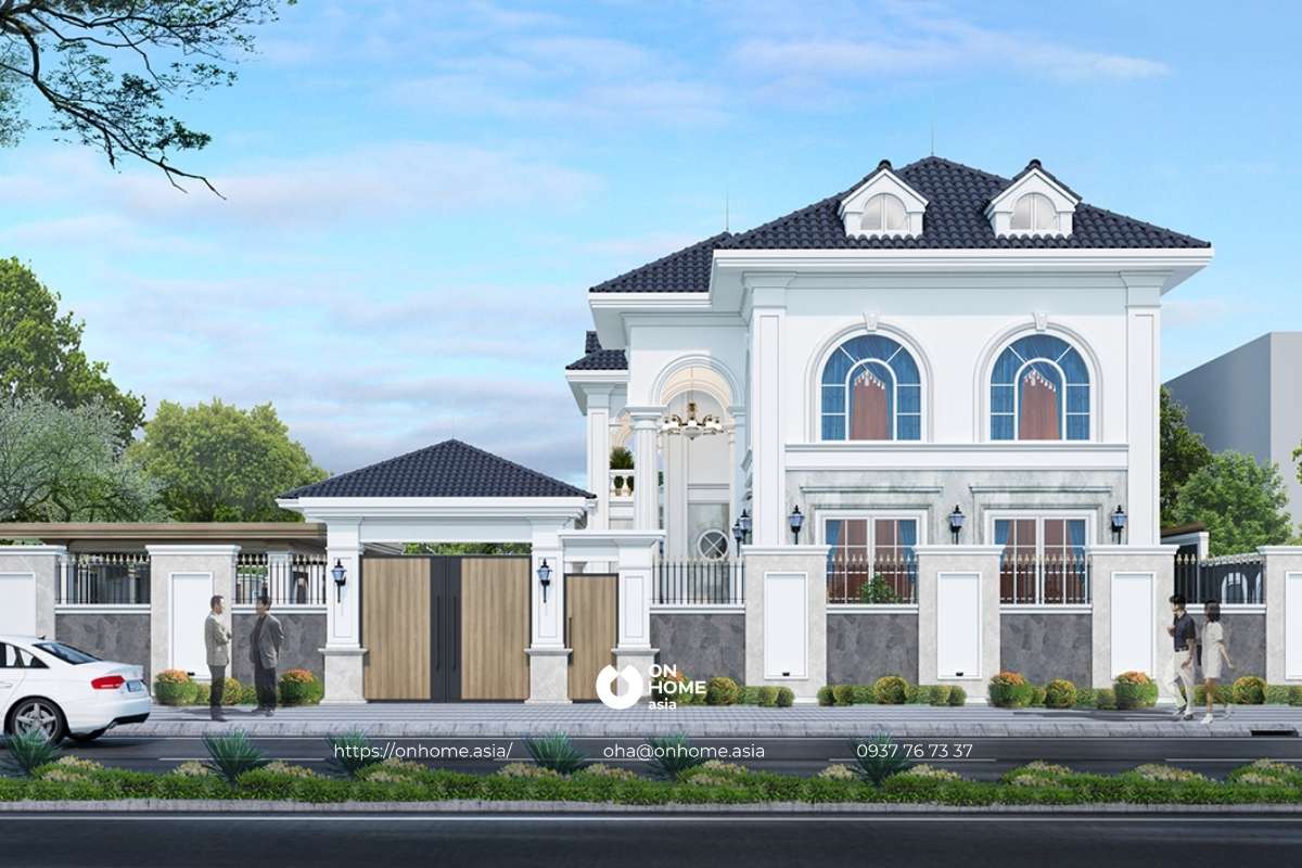 Biệt thự 2 tầng kiểu Nhật