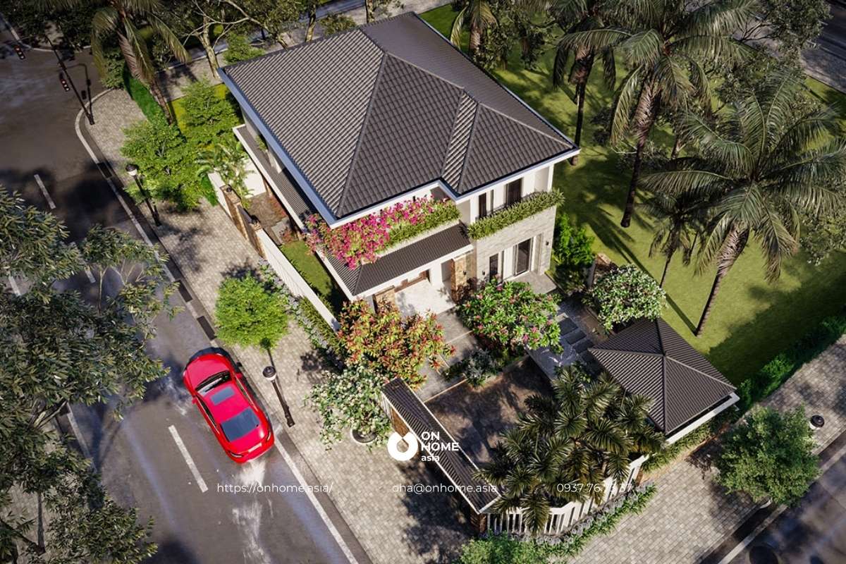 Biệt thự Tân Cổ Điển 2 tầng đẹp