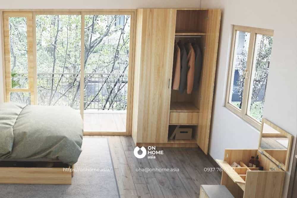 Concept nội thất phòng ngủ Poet đơn giản, tiện nghi