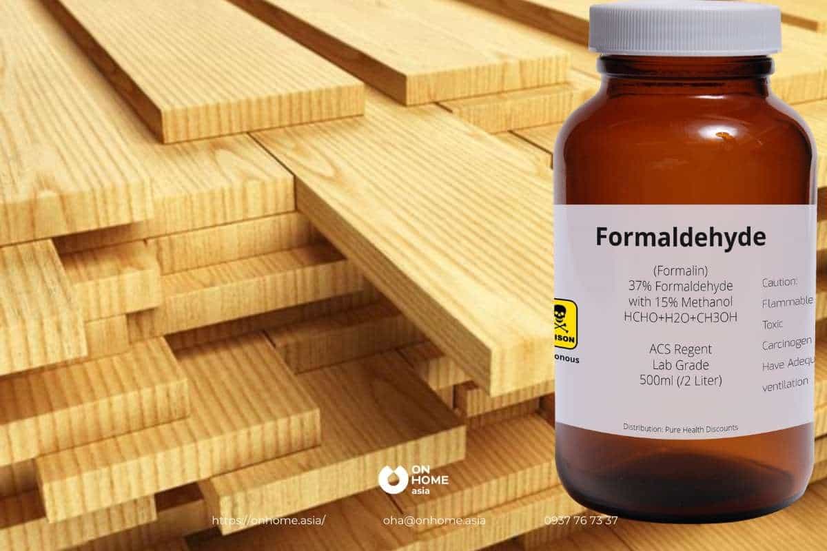Formaldehyde có trong gỗ công nghiệp
