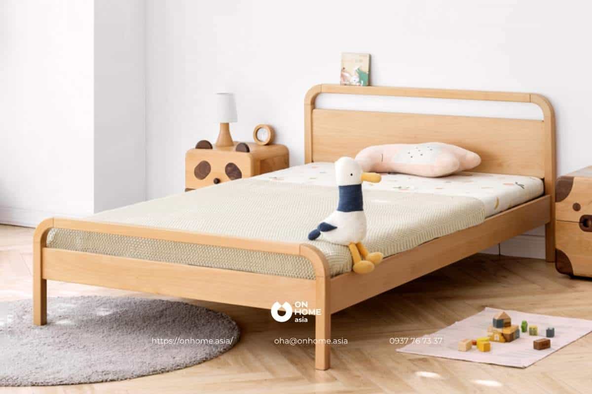 Giường cho bé trai 14 bằng gỗ đẹp