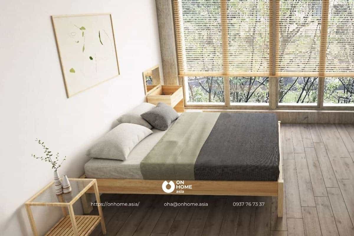 Thiết kế nội thất phòng ngủ Homestay đơn giản mà đẹp