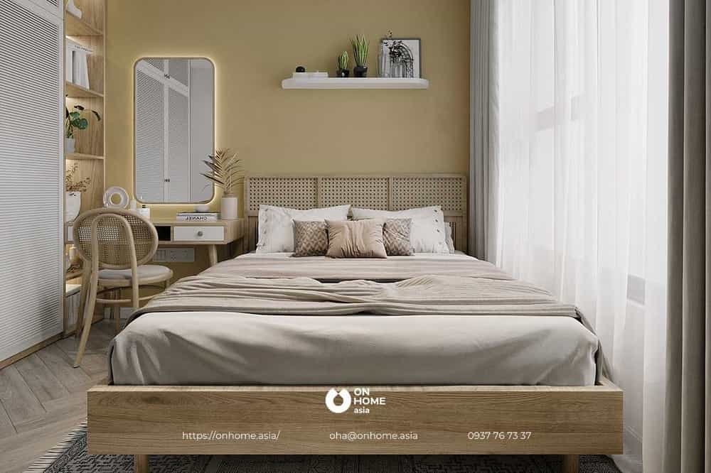Thiết kế phòng ngủ Master phong cách Bắc Âu đẹp