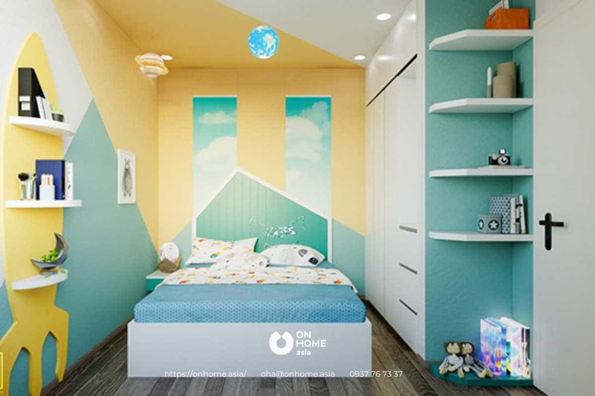 Lựa chọn màu sơn phòng ngủ trẻ em đẹp giúp mang lại một không gian đẹp