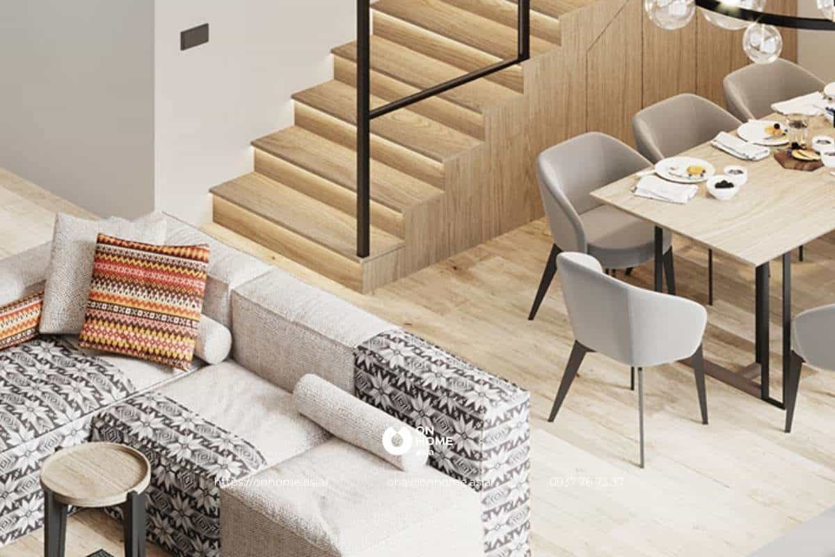 Thiết kế nội thất căn hộ phong cách Organic mộc mạc