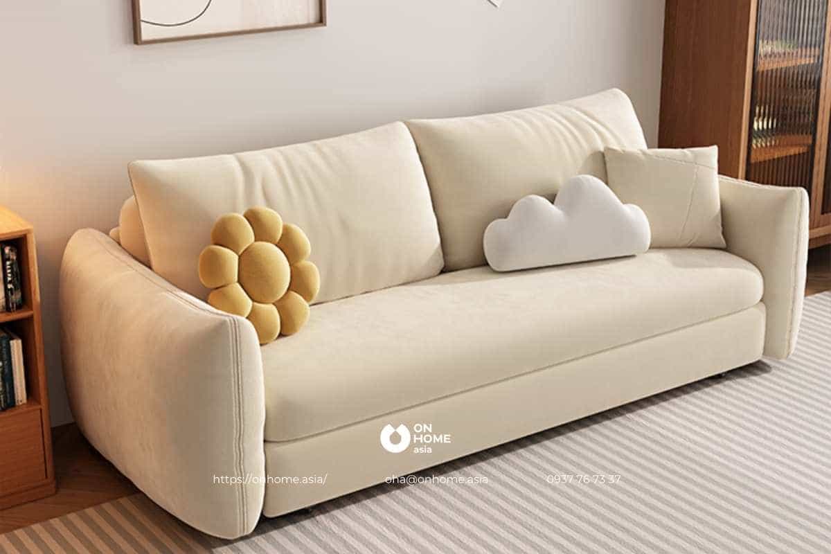Sofa giường chất liệu nỉ cao cấp