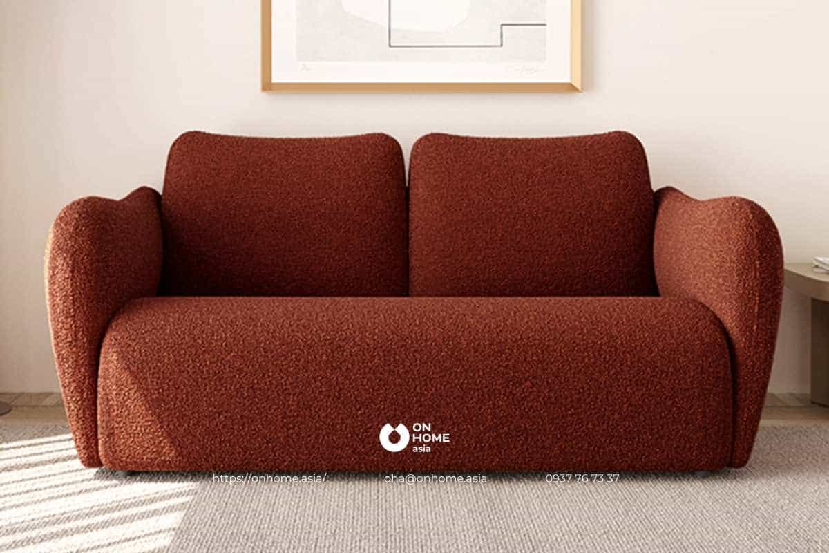 Sofa giường màu đỏ cao cấp