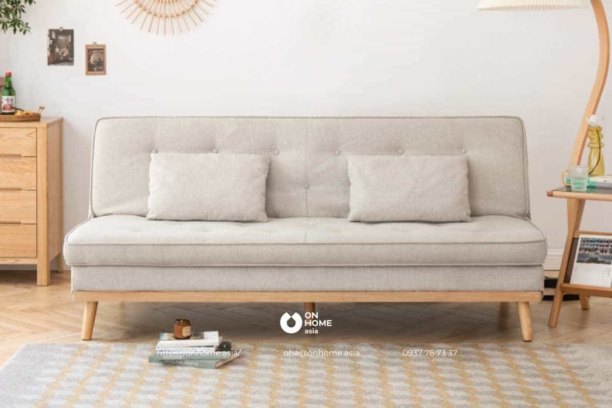 Ghế sofa giường phong cách Bắc Âu tinh tế