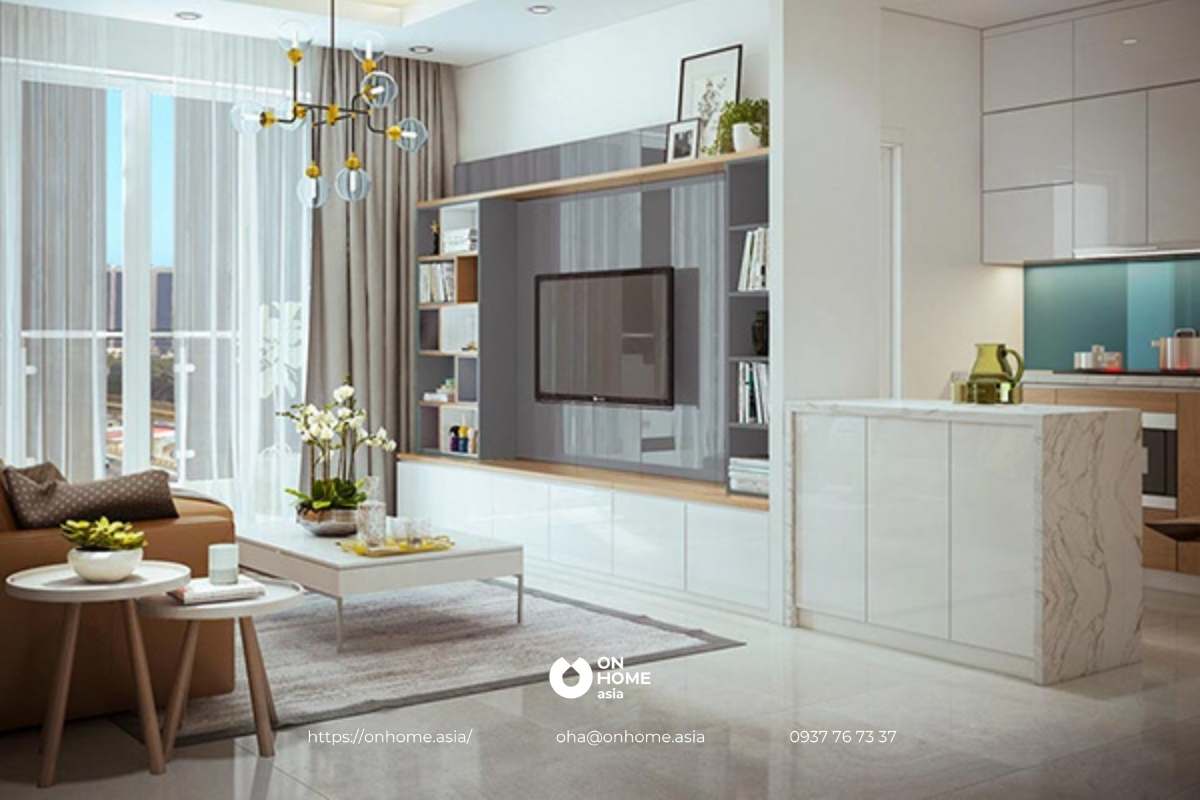 6 mẫu thiết kế căn hộ 100m2 2 phòng ngủ có nội thất đẹp 2022