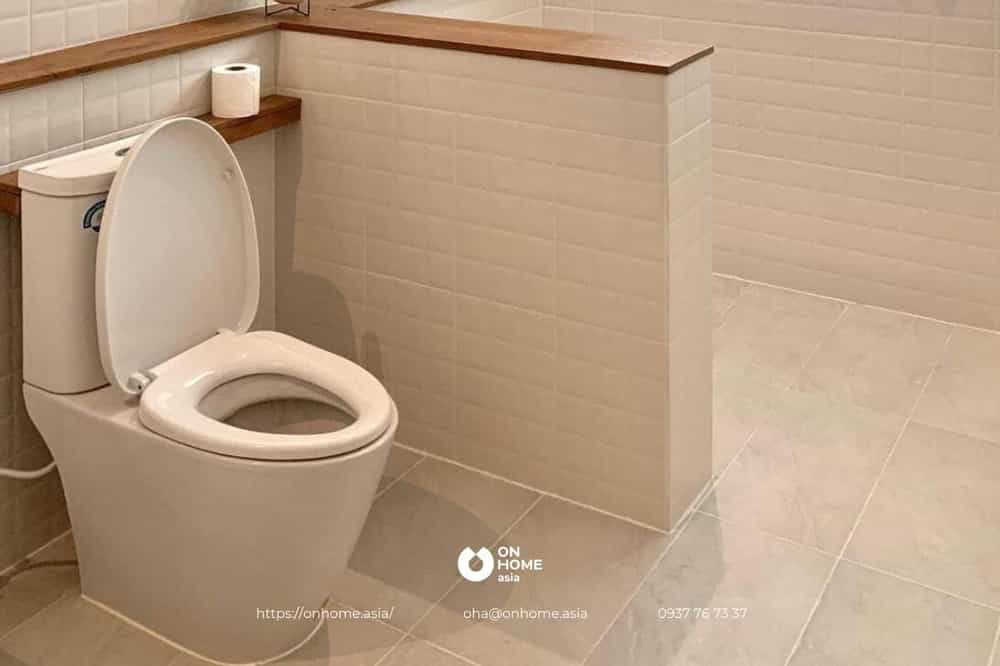 Thiết kế phòng vệ sinh đẹp, đơn giản