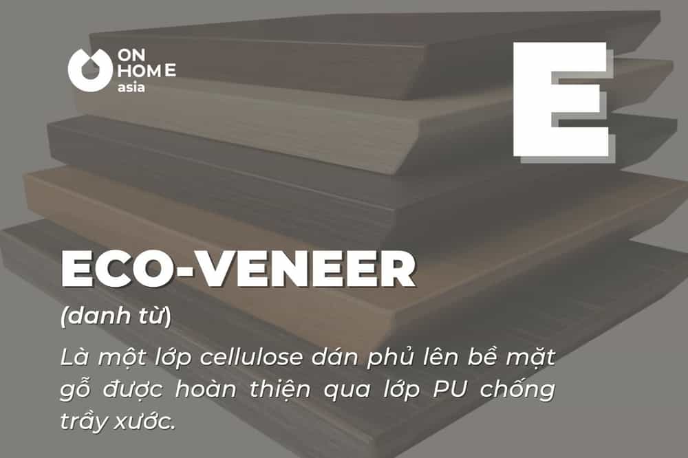 Eco-Veneer là vật liệu thiết kế nội thất