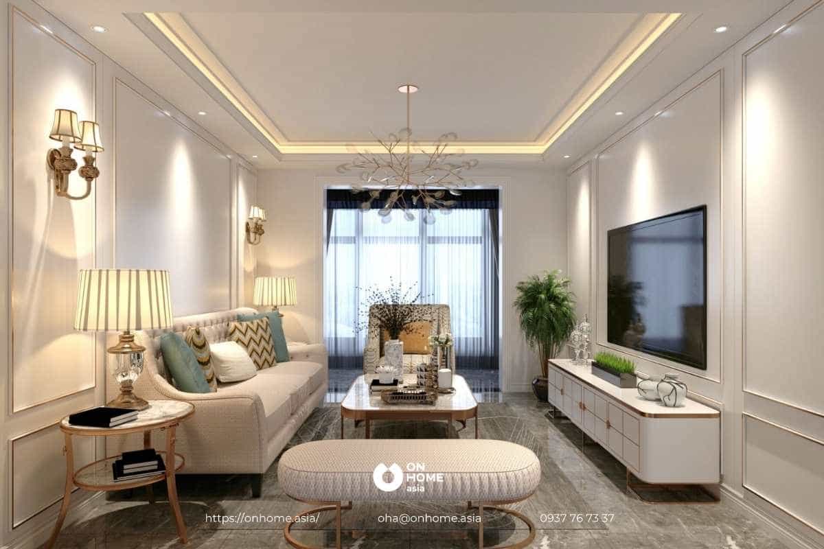 Mẫu trần thạch cao phòng khách hiện đại là sự kết hợp giữa nét đẹp cổ điển và hiện đại. Với những thiết kế đa dạng, trần thạch cao giúp tăng thêm vẻ đẹp cho căn phòng. Hãy xem qua hình ảnh của phòng khách với mẫu trần thạch cao này để có thêm ý tưởng cho không gian sống của bạn!