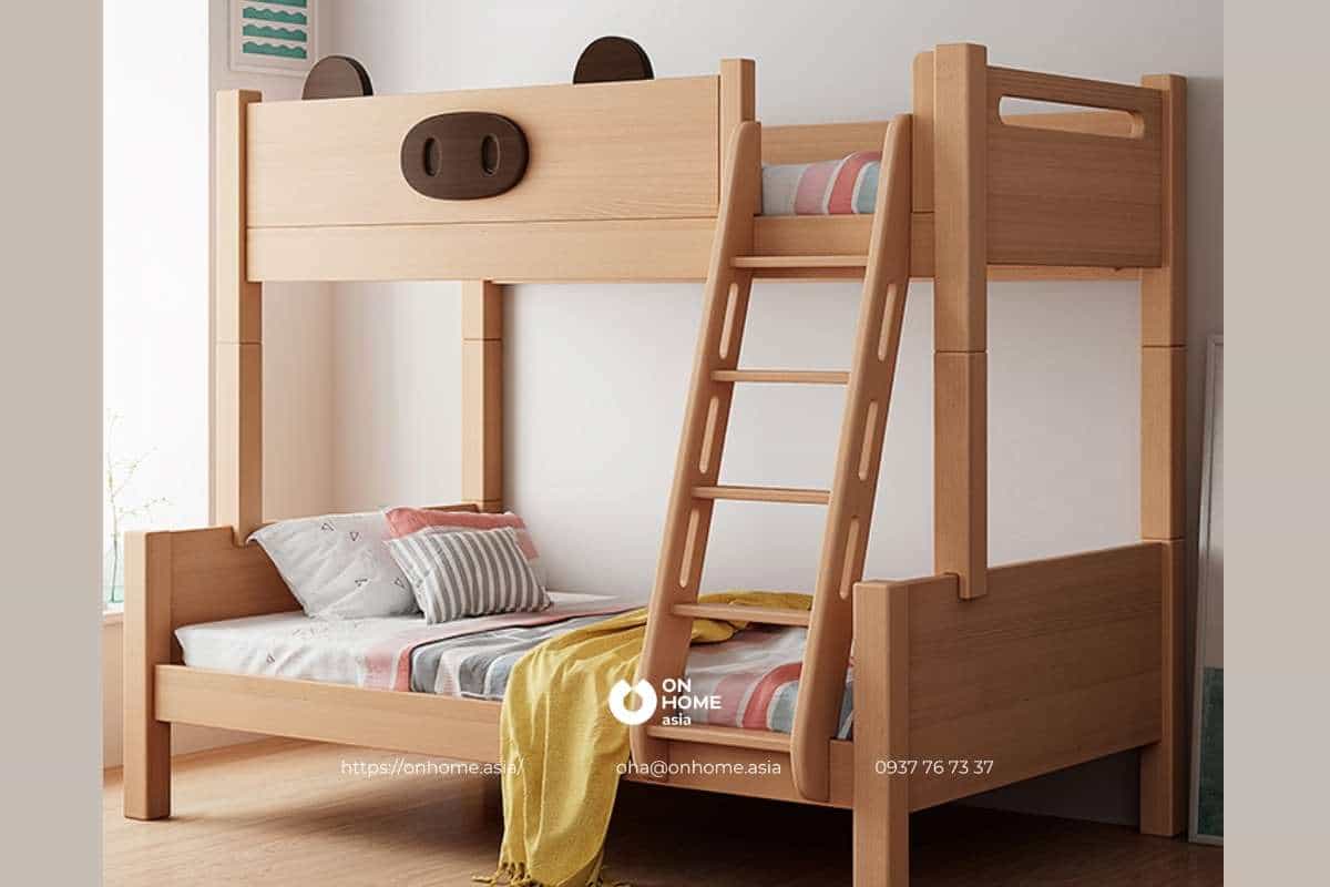 Giường tầng đơn giản cho bé trai
