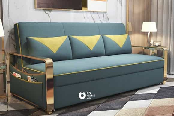 Ghế sofa thông minh viền kim loại