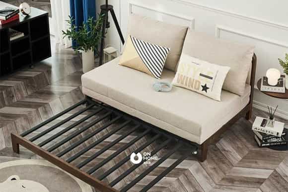 Sofa giường gỗ nệm cao cấp