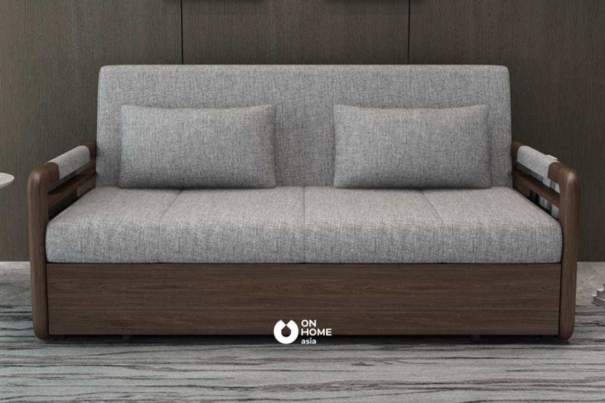 Sofa bed khung gỗ kết hợp nỉ cao cấp