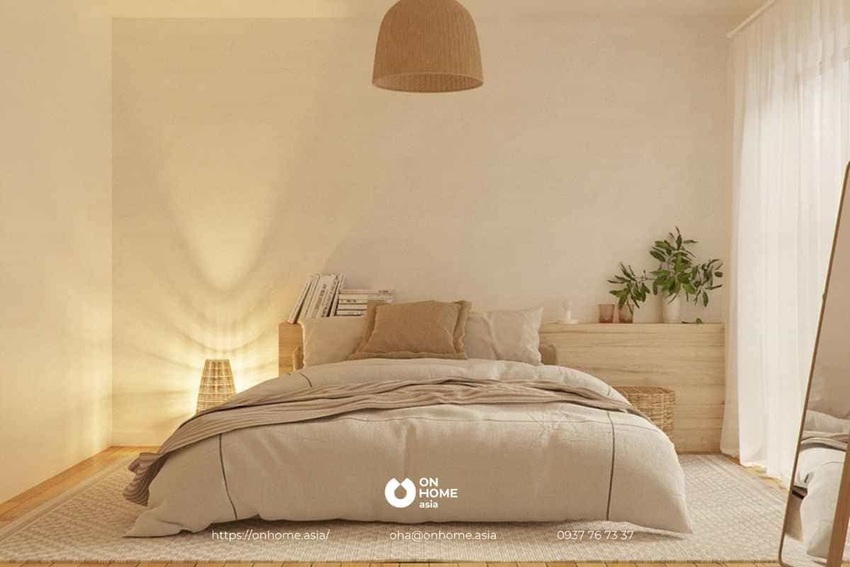 Thiết kế phòng ngủ 15m2 theo phong cách tối giản