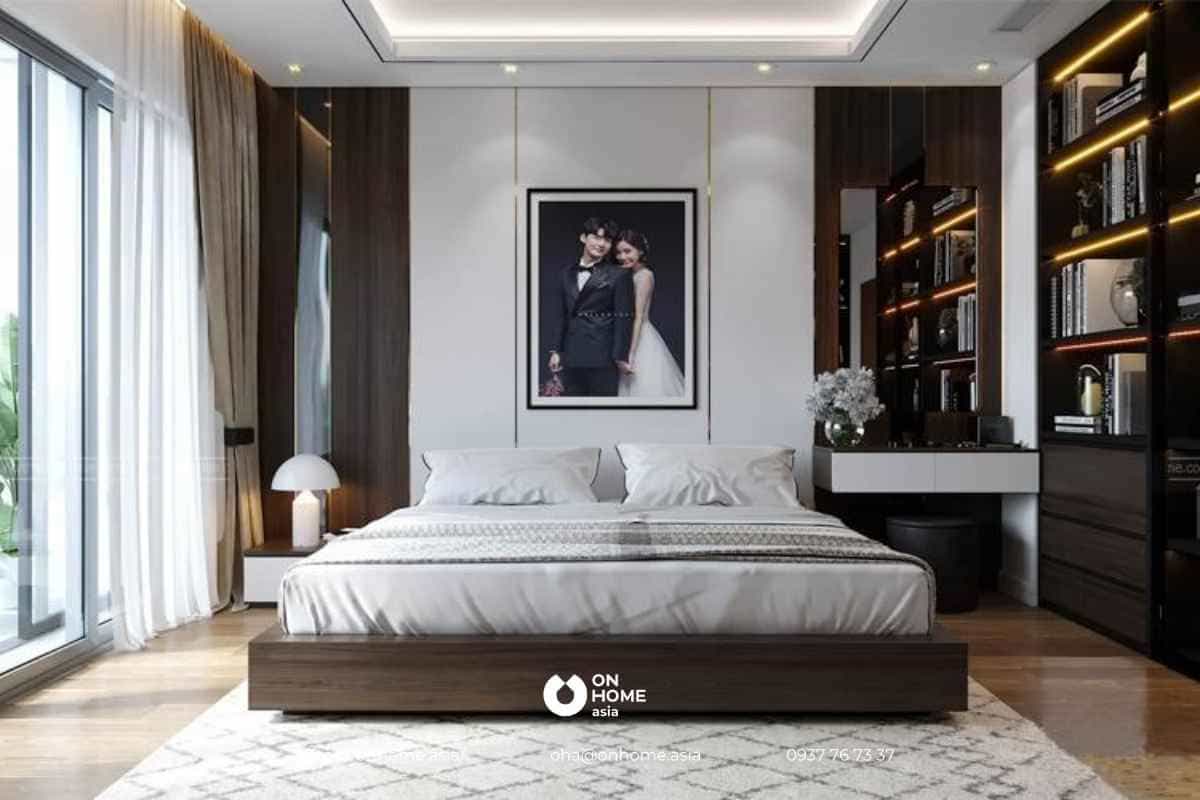 Thiết kế phòng ngủ 15m2 cho vợ chồng